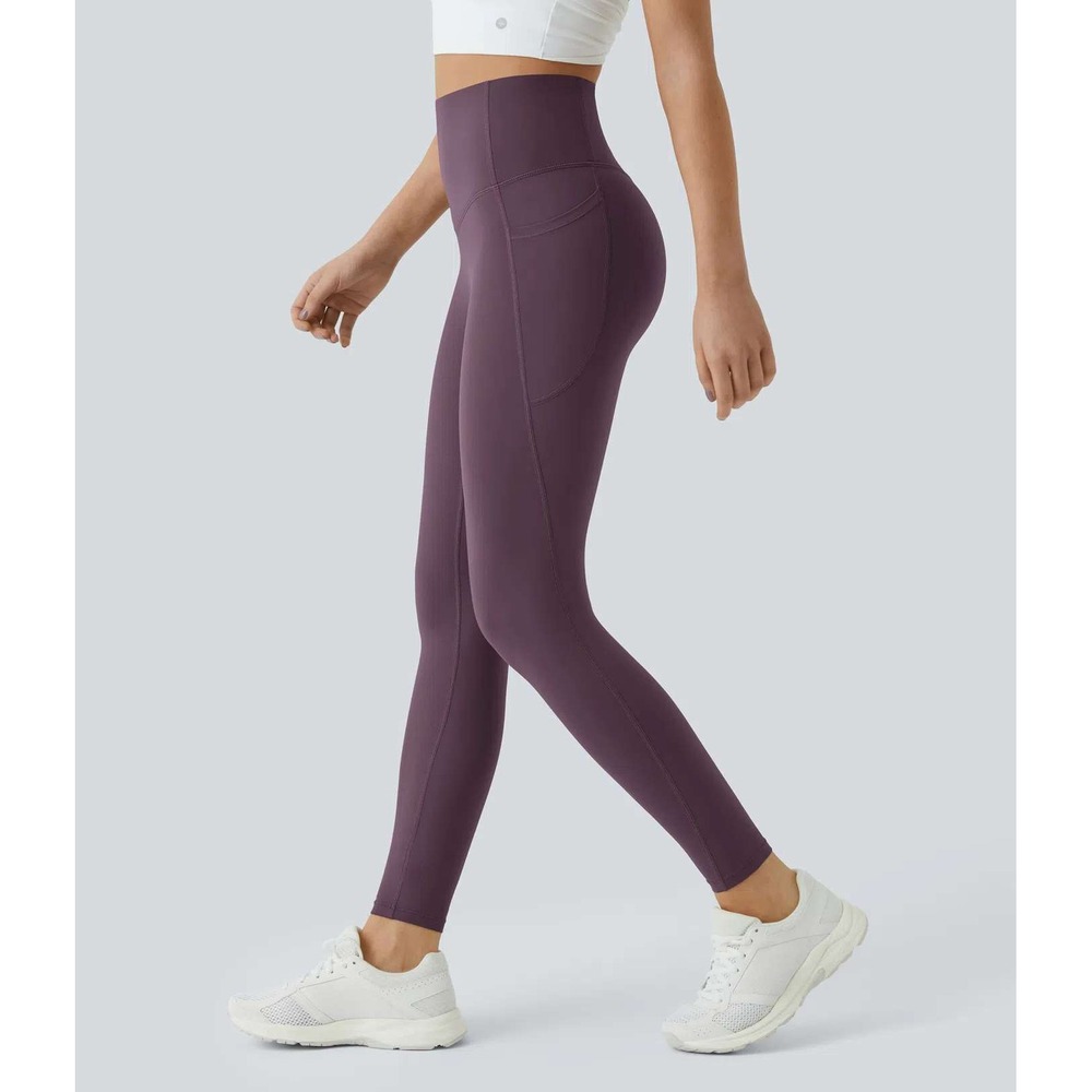 Halara Ultrasculpt High Waisted Tummy Control Pocket Shaping Training Leggings L